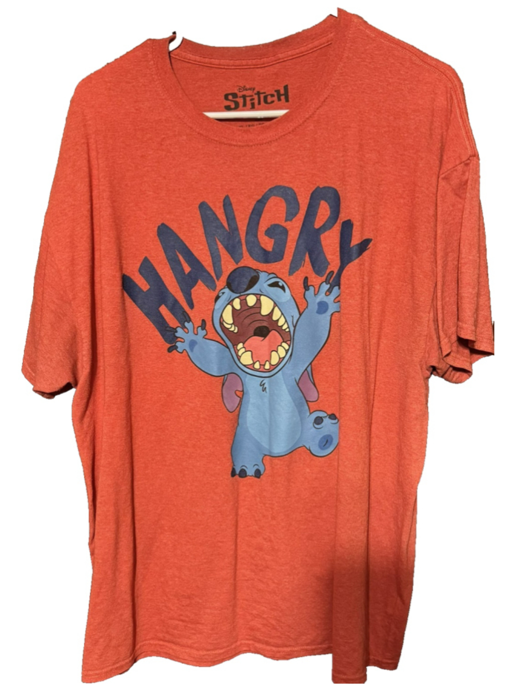 Stitch Disney Lilo & Stitch T Shirt Red Men's Size XL